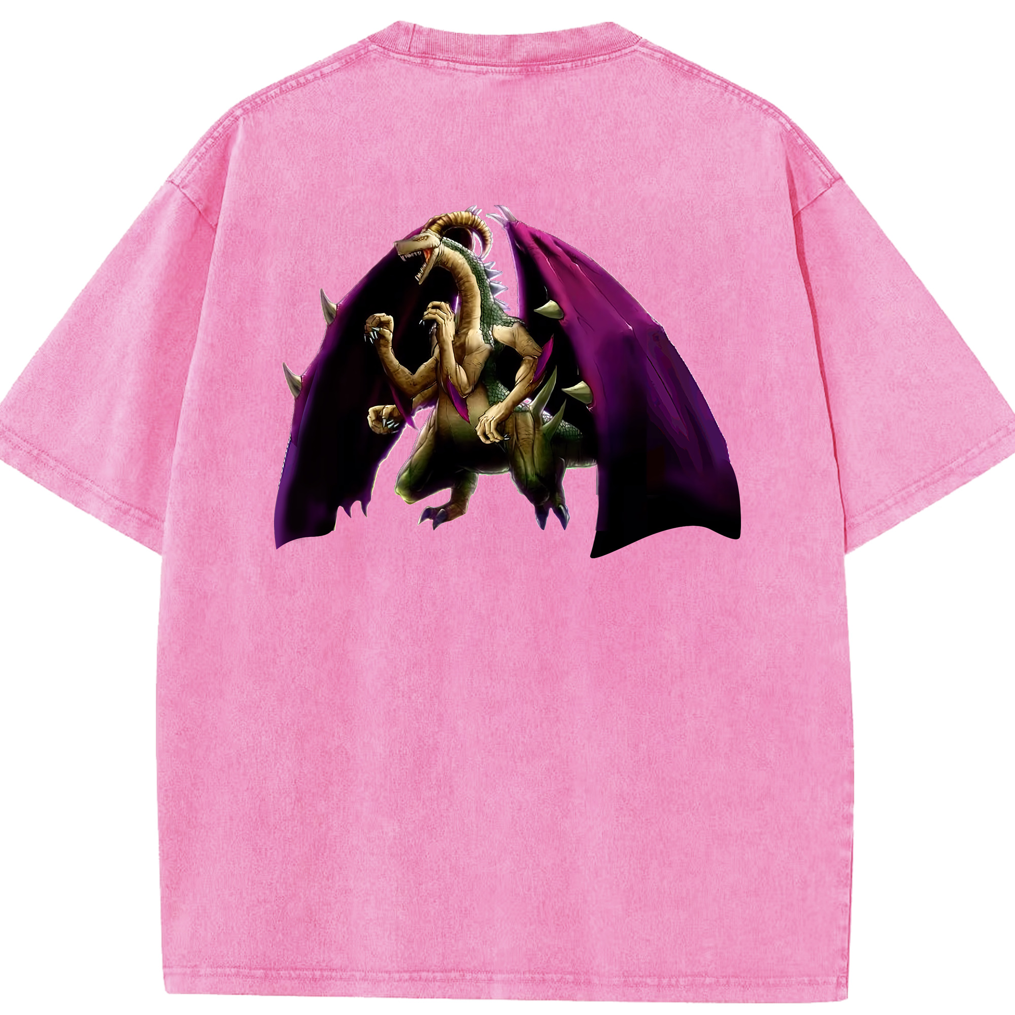 （画像用） 遊☆戯☆王 Yu-Gi-Oh! 綿100% ヴィンテージ風 半袖Tシャツ（背面プリント）